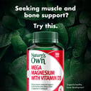 NATURES OWN MEGA MAGNESIUM WITH VITAMIN D3 100 TABLETS thumbnail 3