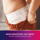 TENA DISCREET UNDERWEAR HIGH WAISTED 7D BLACK MEDIUM 9 PACK thumbnail 7