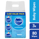 CURASH BABYCARE WIPES SIMPLY WATER 240 PACK thumbnail 11