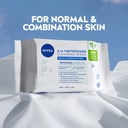 NIVEA 3 IN 1 REFRESHING WIPES 25 PACK thumbnail 4