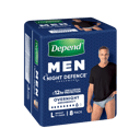 DEPEND MEN ADVANCED PROTECTION N/DEF UNDERWEAR 9D LARGE 8 PACK thumbnail 1
