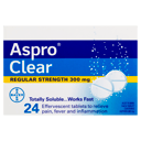 ASPRO CLEAR ASPIRIN 300MG 24 EFFERVESCENT TABLETS thumbnail 2