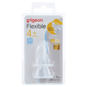 PIGEON TEAT FLEXIBLE PLUS SLIM NECK 3+ MONTHS 2 PACK thumbnail 1