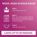 POISE 2-IN-1 PERIOD & INCONTINENCE UNDIES BLACK 12/14 thumbnail 9