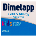 DIMETAPP KIDS COLD & ALLERGY COLOUR FREE 6+ YEARS 200ML thumbnail 5