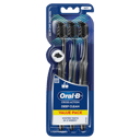 ORAL-B TOOTHBRUSH 3D WHITE CROSS ACTION CHARCOAL  3 PACK thumbnail 1