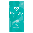 LIFESTYLES CONDOMS LARGE 10 PACK thumbnail 2