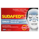SUDAFED PE SINUS + ANTI-INFLAMMATORY PAIN 24 TABLETS thumbnail 2