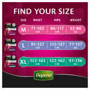 DEPEND WOMEN REAL FIT UNDERWEAR REGULAR 7D MEDIUM 8 PACK thumbnail 11