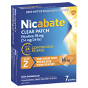 NICABATE STEP 2 14MG CLEAR PATCH 7 PACK thumbnail 1