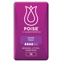 POISE 3-IN-1 PADS SUPER 4D 14 PACK thumbnail 2