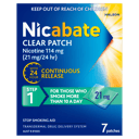 NICABATE STEP 1 21MG CLEAR PATCH 7 PACK thumbnail 2