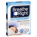 Breathe Right BREATHE RIGHT NASAL STRIPS CLEAR REGULAR 10 PACK thumbnail 1