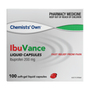 CHEMISTS OWN IBUVANCE 200MG 100 CAPSULES thumbnail 2