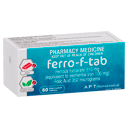 Ferro FERRO-F-TAB IRON & FOLIC ACID TABLETS 60 thumbnail 1