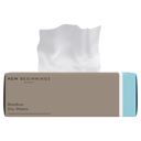 NEW BEGINNINGS BAMBOO DRY WIPES 100 PACK thumbnail 1