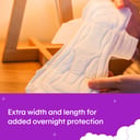 U BY KOTEX PADS ULTRATHIN OVERNIGHT LONG WINGS 8 PACK thumbnail 9