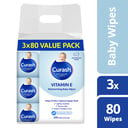 CURASH BABYCARE WIPES VITAMIN E 240 PACK thumbnail 5