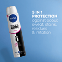 NIVEA WOMEN ANTIPERSPIRANT B&W INVISIBLE CLEAR 48H 250ML thumbnail 6