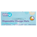 BABY U DISPOSABLE CHANGE MATS 10 PACK thumbnail 5