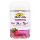 NATURES WAY ADULT VITA GUMMIES HAIR SKIN NAILS 60 thumbnail 1