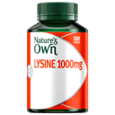 NATURES OWN LYSINE 1000MG 100 TABLETS thumbnail 7