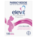ELEVIT PRE-CONCEPTION & PREGNANCY 100 TABLETS thumbnail 2