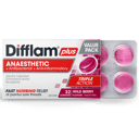 DIFFLAM PLUS ANAESTHETIC WILD BERRY 32 LOZENGES thumbnail 3