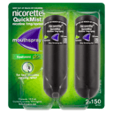 NICORETTE QUICKMIST FRESHMINT 150 SPRAYS TWIN PACK thumbnail 1