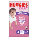 HUGGIES ULTRADRY NAPPY PANTS TODDLER GIRL 29 PACK thumbnail 4