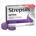 STREPSILS EXTRA BLACKCURRANT 36 LOZENGES thumbnail 1