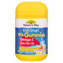 NATURES WAY KIDS SMART VITA GUMMIES OMEGA-3 FISH OIL TRIO 60 thumbnail 1
