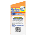 CLEARWIPE LENS CLEANER WIPES 60 PACK thumbnail 6