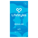 LIFESTYLES REGULAR CONDOMS 40 PACK thumbnail 2