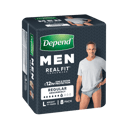DEPEND MEN ADVANCED PROTECTION UNDERWEAR 7D LARGE 8 PACK thumbnail 1