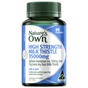 NATURES OWN HIGH STRENGTH MILK THISTLE 35000MG 60 CAPSULES thumbnail 1