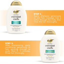 OGX QUENCHING +COCONUT FRIZZ DEFYING CURL STYLING CONDITIONER 385ML thumbnail 7