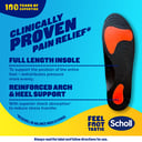 SCHOLL IN BALANCE LOWER BACK ORTHOTIC INSOLES L thumbnail 5