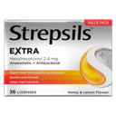 STREPSILS EXTRA HONEY & LEMON 36 LOZENGES thumbnail 2