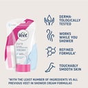 VEET IN SHOWER HAIR REMOVAL CREAM SENSITIVE 150ML thumbnail 3
