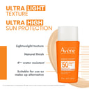 AVENE SUNSITIVE SUNSCREEN TINTED FLUID SPF 50+ 50ML thumbnail 2