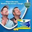 VICKS VAPODROPS+COUGH HONEY LEMON MENTHOL 16 PACK thumbnail 8