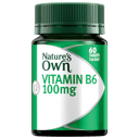 NATURES OWN VITAMIN B6 100MG 60 TABLETS thumbnail 5