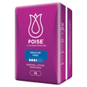POISE 3-IN-1 PADS REGULAR 3.5D 16 PACK thumbnail 1