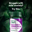 NATURES OWN MILD ANXIETY ASHWAGANDHA 60 TABLETS thumbnail 3