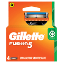 GILLETTE FUSION5 MANUAL REFILL BLADES 4 PACK thumbnail 1