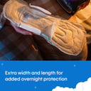 U BY KOTEX PADS EXTRA OVERNIGHT REGULAR WINGS 10 PACK thumbnail 7