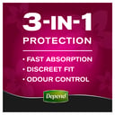 DEPEND WOMEN REAL FIT UNDERWEAR SUPER 8D MEDIUM 8 PACK thumbnail 7