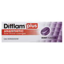 DIFFLAM PLUS ANAESTHETIC WILD BERRY THROAT 16 LOZENGES thumbnail 6