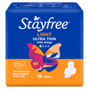 STAYFREE PADS ULTRA THIN LIGHT WINGS 16 PACK thumbnail 2